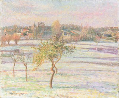White Frost i Eragny, 1895 av Camille Jacob Pissarro